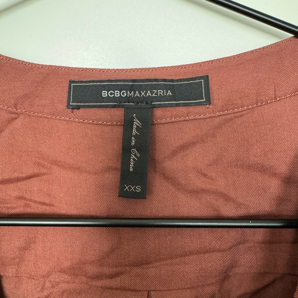 BCBGMAXAZRIA Rust Dress XXS